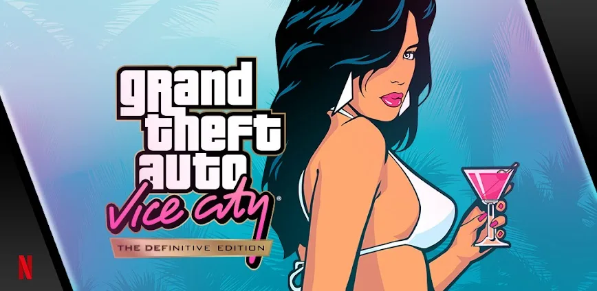 Background لعبة GTA: Vice City – NETFLIX 
