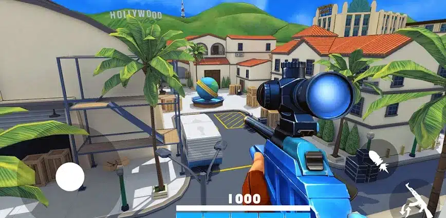 Background M-Gun: ألعاب إطلاق النار عبر الإنترنت 