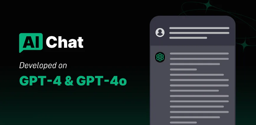 Background مراجعة تطبيق AI Chat – Chat with AI Bot