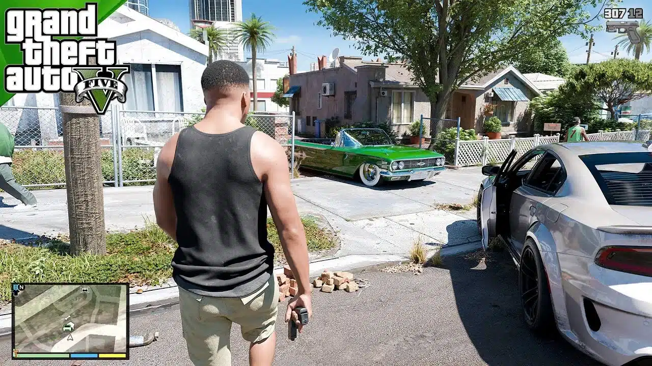 Background لعبة GTA 5 للهواتف 