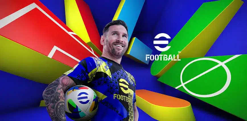 Background لعبة eFootball 2025 مفتوحة كوينات 