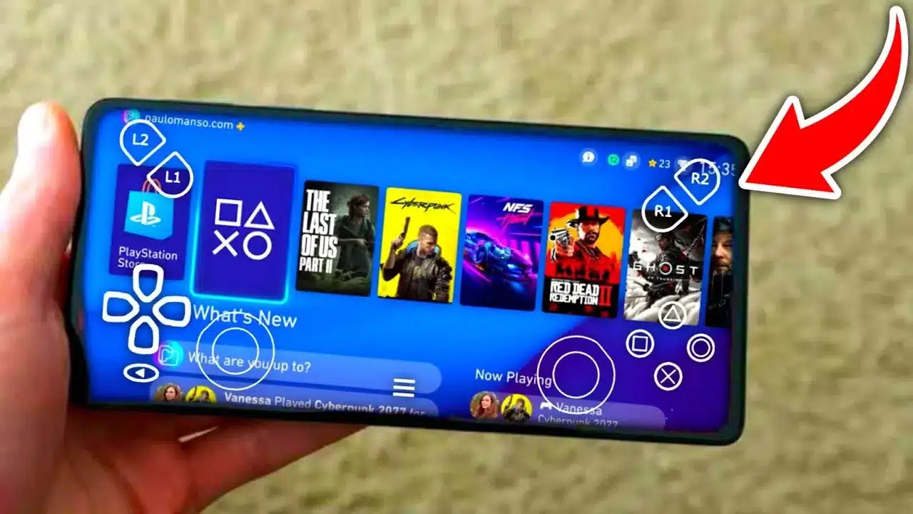 محاكي PS4 للأجهزة المحمولة